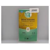 1/2Grain .999 Gold Benchmark Bullion
