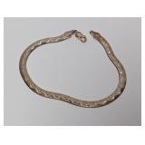 8" .925 Sterling Serpentine Bracelet