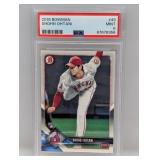 2018 Bowman RC Shoehei Ohtani 49 PSA 9