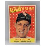 1958 Topps Baseball Sherm Lollar-All Star 491