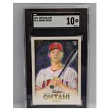 2018 Topps Gallery Shohei Ohtani RC 116 SGC 10