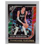 Victor Wembanyama 2024-25 Donruss Red Green Laser