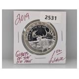 2019 1oz .999 Silv Giants of Ice Age