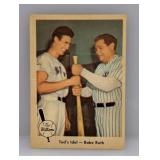 1959 Fleer Ted Williams #2 Creases