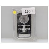 1oz .999 Silv Morgan Art Bar