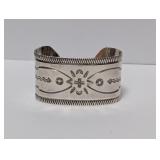 .925 Sterling Vintage Southwestern Cuff Bracelet