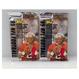 (2) Packs 1995 Topps Football Series 1 Packs