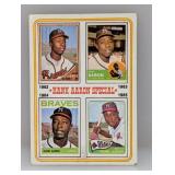 1974 Mlb Topps Baseball Hank Aaron Special Crease