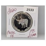 2020 1oz .999 Silv Celtic OX