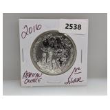 2016 1oz .999 Silv African Ounce