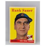1958 Topps Hank Sauer 1952 NL MOST VALUABLE PLAYER