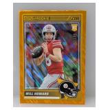 Will Howard RC #3 Score 2025 Orange Lava Foil /799