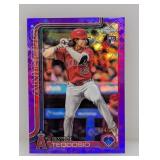 Bryce Teodosio 2025 Topps Chrome Purple Ref/250 RC