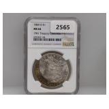 NGC 1884-O MS64 90% Silv Morgan $1