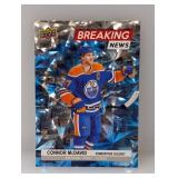 2024-25 UD McDavid Blue Cracked Ice Breaking News