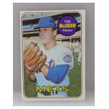 1969 Topps Baseball Tug McGraw Short Print Crease