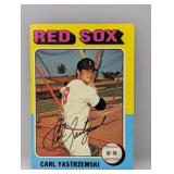 1975 Topps Carl Yastrzemski #280 Stain