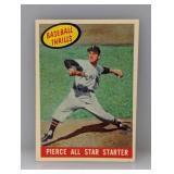 1959 Topps Baseball Billy Pierce-Baseball Thrills