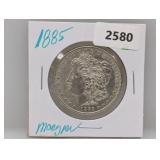 1885 90% Silv Morgan $1 Dollar
