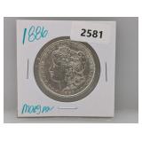 1886 90% Silv Morgan $1 Dollar