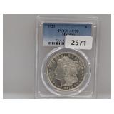 PCGS 1921 AU58 90% Silv Morgan $1