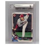2018 Shohei Ohtani Bowman RC #49 BGS 9