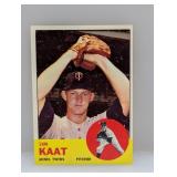 1963 Topps Baseball Jim Kaat HOF 165