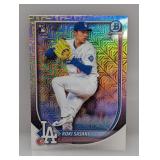 2024BowmanChromeMojoRokiSasakiRookie#12