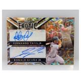 2023 Leaf Exotic Mojo Tatis Jr Acuna Jr 2 Auto 1/1