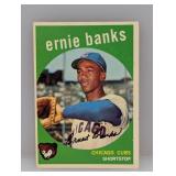 1959-Topps Ernie Banks- #350-HOF