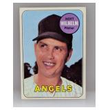 1969 Topps Baseball Hoyt Wilhelm HOF 565 Residue