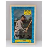1972 Kelloggs Ty Cobb HOF All Time Greats Cracks