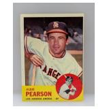 1963 Topps Baseball Albie Pearson 1958 AL ROY 182