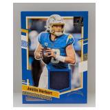 2023 Donruss Threads Justin Herbert Game Used