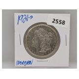 1921-S 90% Silver Morgan $1 Dollar