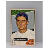 1951 Bowman #251 Willard Ramsdell ROOKIE Stains