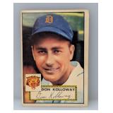 1952 Topps Baseball #104 - Don Kolloway "Tigers"
