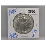 1995 1oz .999 Silver Eagle $1 Dollar
