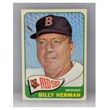 1965 Topps Baseball Billy Herman HOF 251 Indent