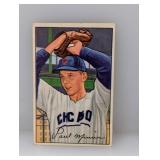 1952 Bowman Baseball #211 - Paul Minner Cubs"