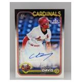 2024 Topps Pro Debut Chase Davis Auto PD-149