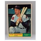 1961 Topps Baseball Tito Francona High Number 503