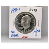 1972-S PF 40% Silver Ike $1 Dollar