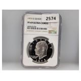 NGC 1973-S PF69 Ultra Cam Silver Ike $1