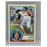 1983 Topps #483 Tony Gwynn RC HOF Padres Stain