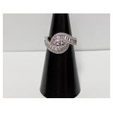 .925 Sterling Silver YGI Stamped Ring Size 5