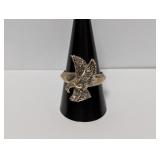 .925 Sterling Silver R.B. Eagle Ring Size 10