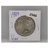 1923 90% Silver Peace $1 Dollar