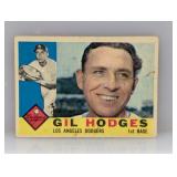1960 Topps Baseball Gil Hodges HOF Dodgers Surface