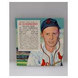 1955 Red man Tobacco #18 Red Schoendienst HOF